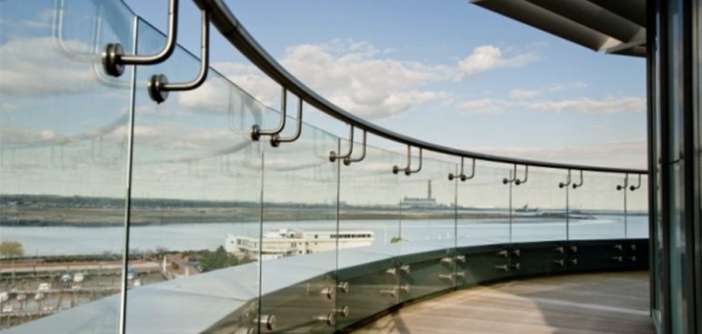 world glass balcony